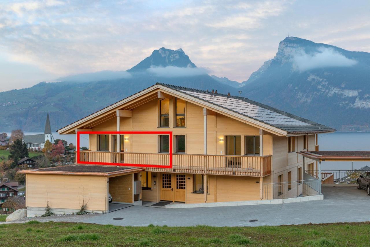 Appartamento Niesen Spiez Esterno foto